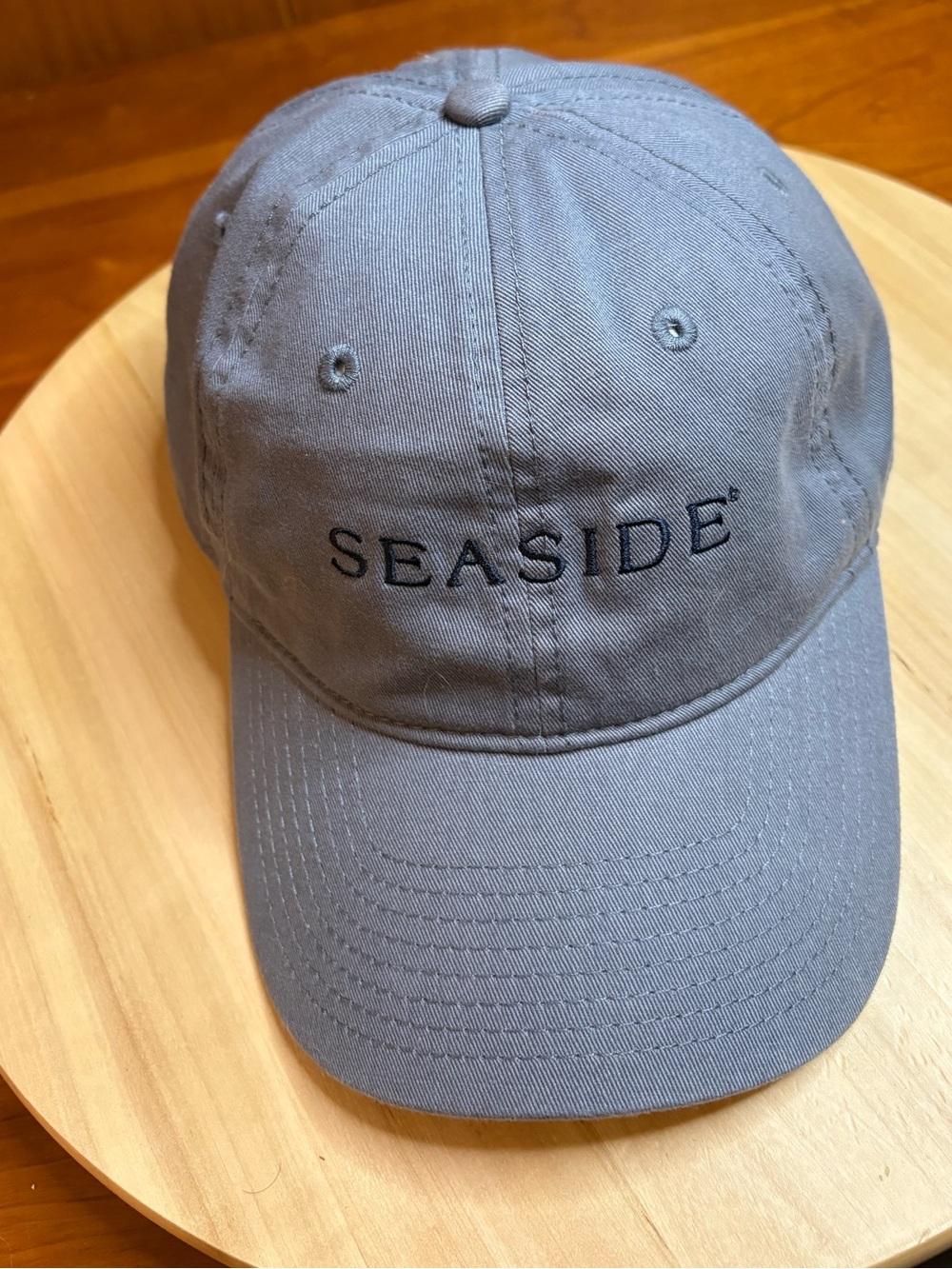 Seaside relaxed twill baseball cap, blue